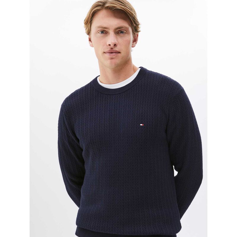 Tommy Hilfiger Herringbone Structure C Nk image number 2